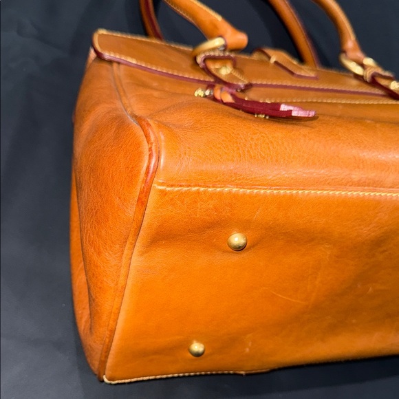 Dooney & Bourke Florentine Leather Tab Satchel - Picture 8 of 16